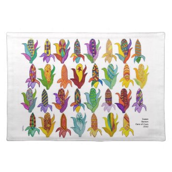 Ears Of Corn Placemat by susangainen at Zazzle