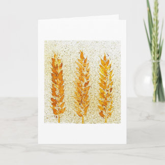 Ears of wheat card
