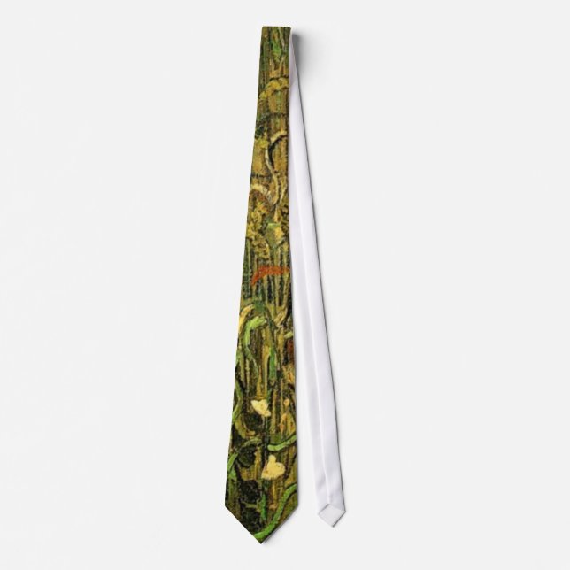Ears of Wheat Van Gogh Fine Art Tie (Front)