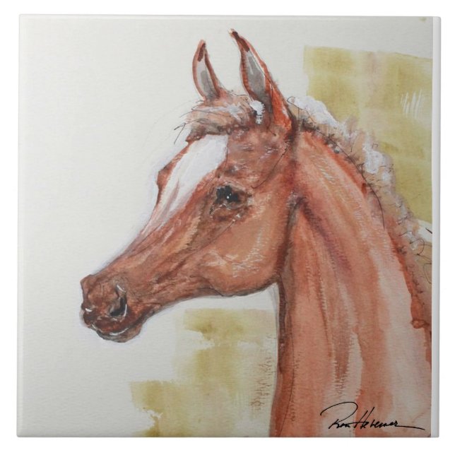 Ears Up! Ceramic Tile (Front)