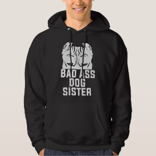 Ears Up System Armed Pitbull Dog Lover Funny Siste Hoodie