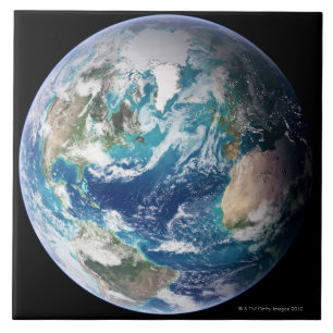 Earth 2 ceramic tile