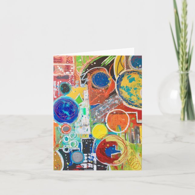 Earth 360 Blank Notecard (Front)