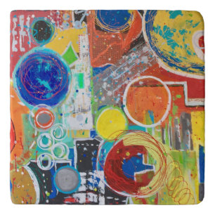 Earth 360 Marble Trivet