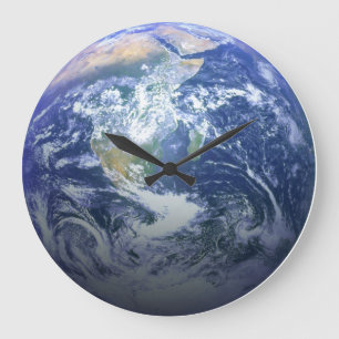 Earth - 3D Effect Large Clock