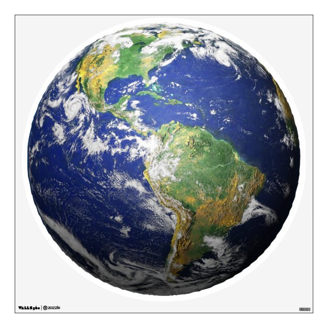 Earth - 3D Effect Wall Decal (Front)