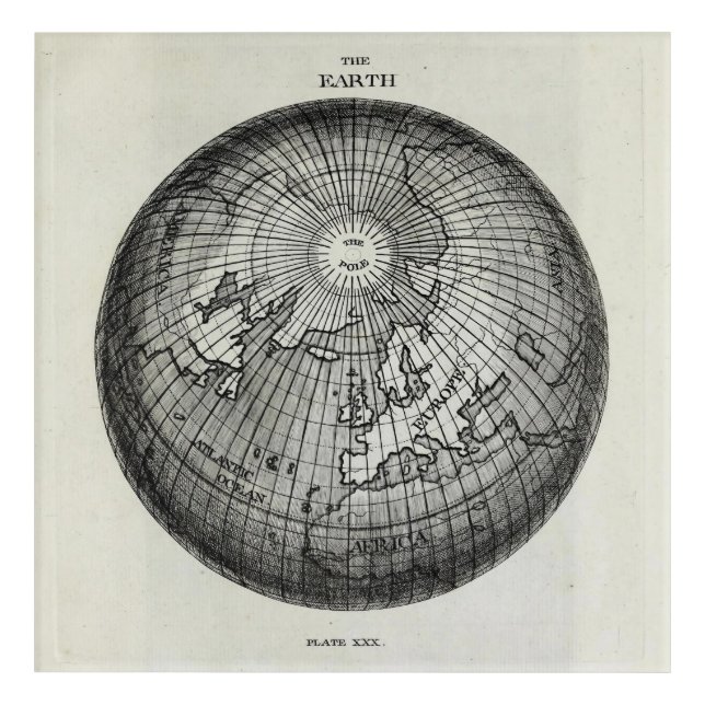 Earth  acrylic print (Front)