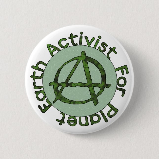 Earth Activist Button (Front)