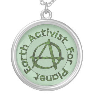 Earth Activist Silver Plated Necklace
