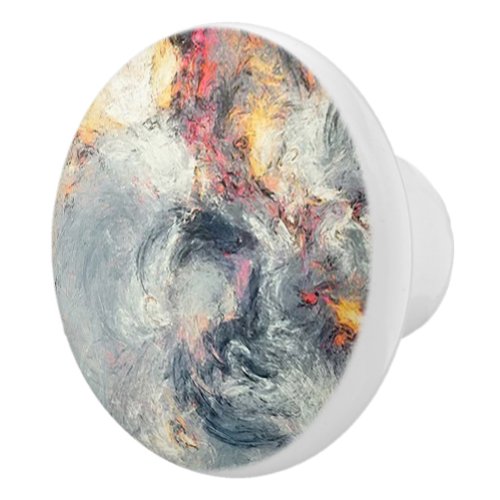 Earth and Fire Ceramic Knob  Pull