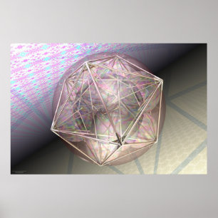 Earth And Mars Per Martineau Poster