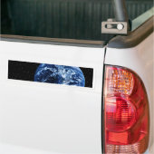 Earth and Moon Bumper Sticker (On Truck)
