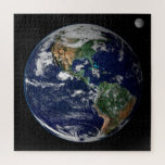 Earth And Moon Jigsaw Puzzle at Zazzle