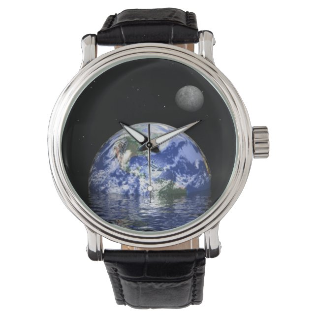 Earth And Moon Space Watch (Front)
