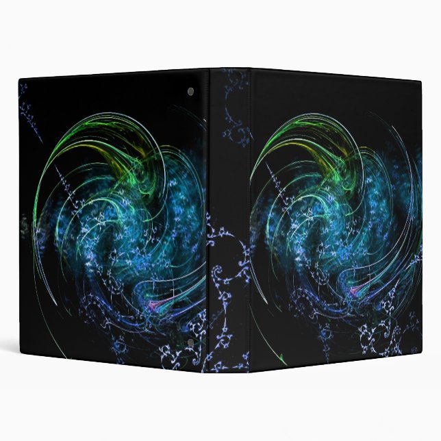 Earth And Sky 3 Ring Binder (Background)