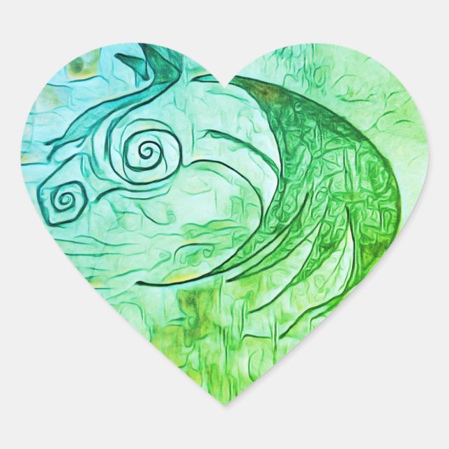Earth and Sky Horse Sticker (Front)