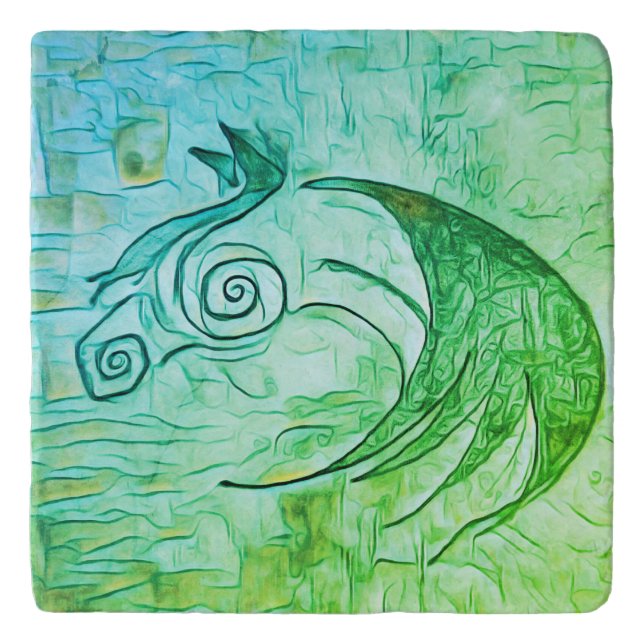 Earth and Sky Horse Trivet (Front)