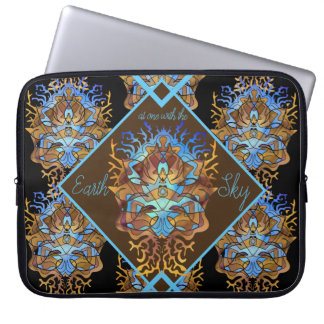Earth and Sky Mandala Laptop Sleeve