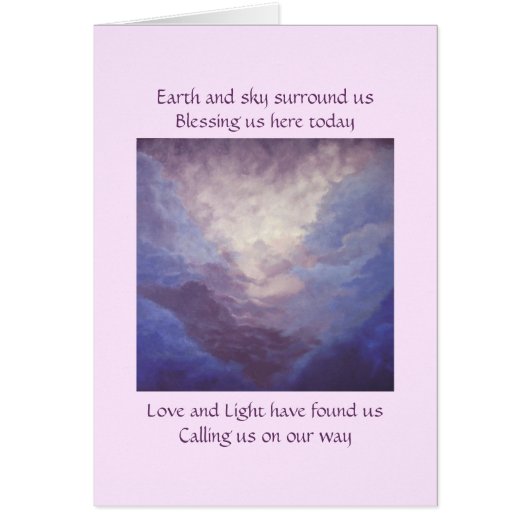 Earth and Sky, Mountain and Clouds Cards (Front)