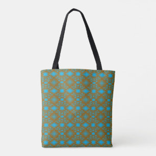Earth And Sky Ombre Geometric Abstract Art Tote Bag