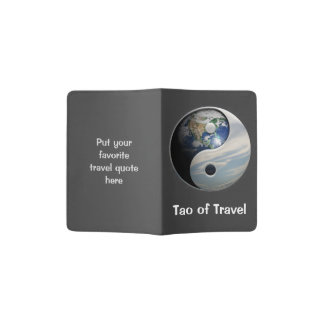 Earth and Sky Yin Yang Passport Holder