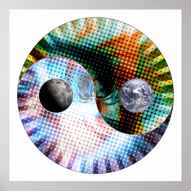 Earth And Space Poster (Front)