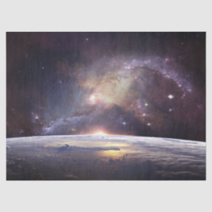 earth and space tissue paper