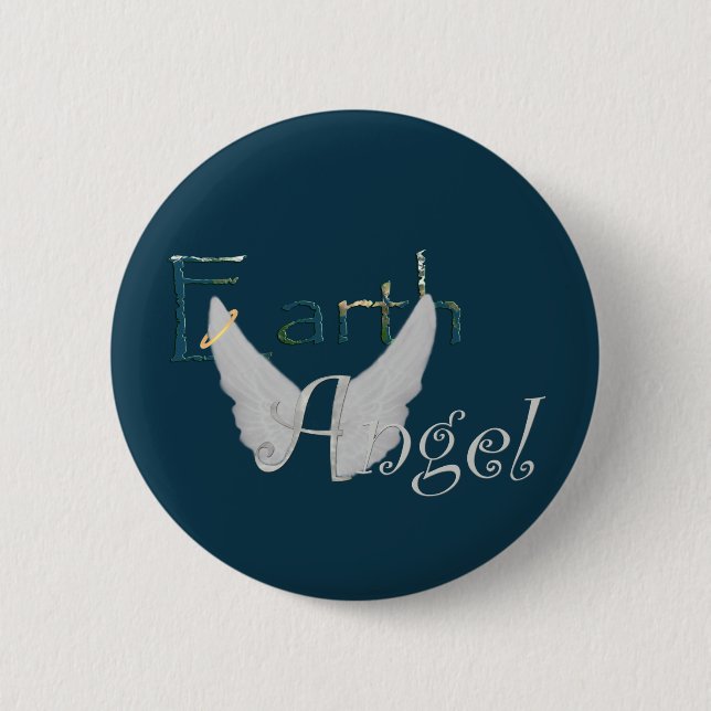 Earth Angel Button (Front)