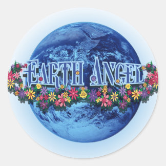 Earth Angel Classic Round Sticker