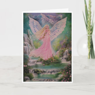 Earth angel greeting card