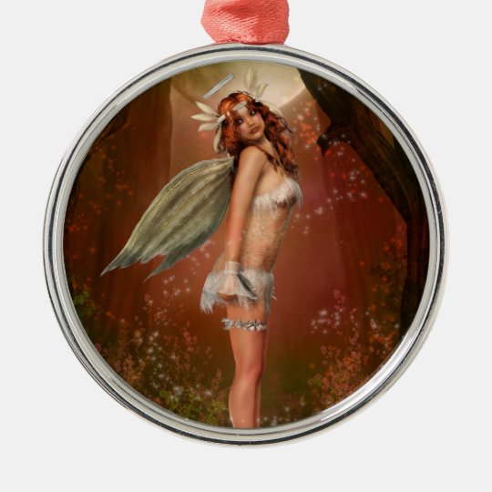 Earth Angel Metal Ornament