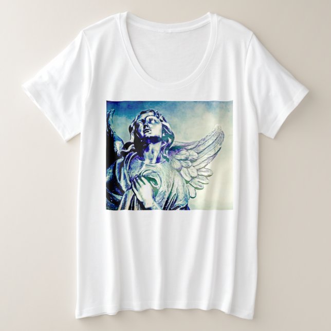 Earth Angel Plus Size T-Shirt (Design Front)