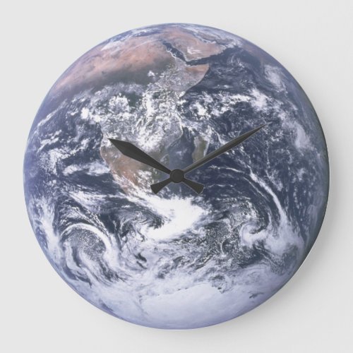 Earth _ Apollo 17 Photo Large Clock