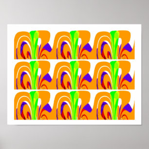 Earth art poster