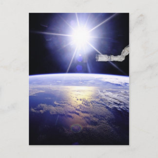 Earth as Seen from the Space Station Postcard