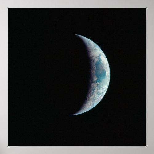 Earth as Viewed by Apollo 11 Poster