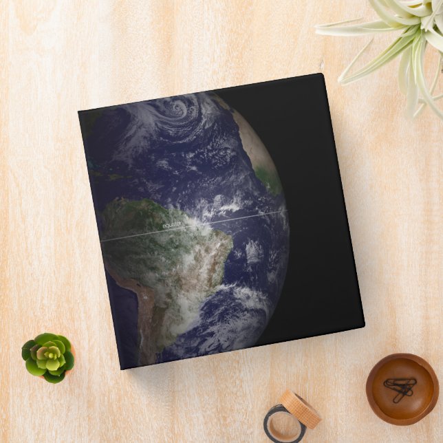 Earth At Its Equinox. 3 Ring Binder (In Situ)