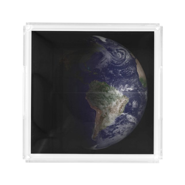 Earth At Its Equinox. Acrylic Tray (Front)