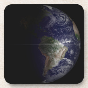 Earth At Its Equinox. Beverage Coaster