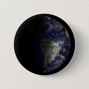 Earth At Its Equinox. Button