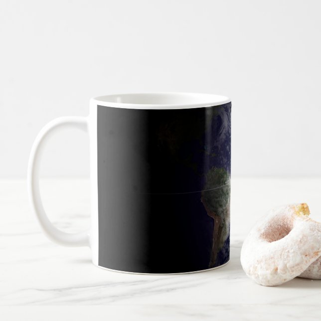 Earth At Its Equinox. Coffee Mug (With Donut)