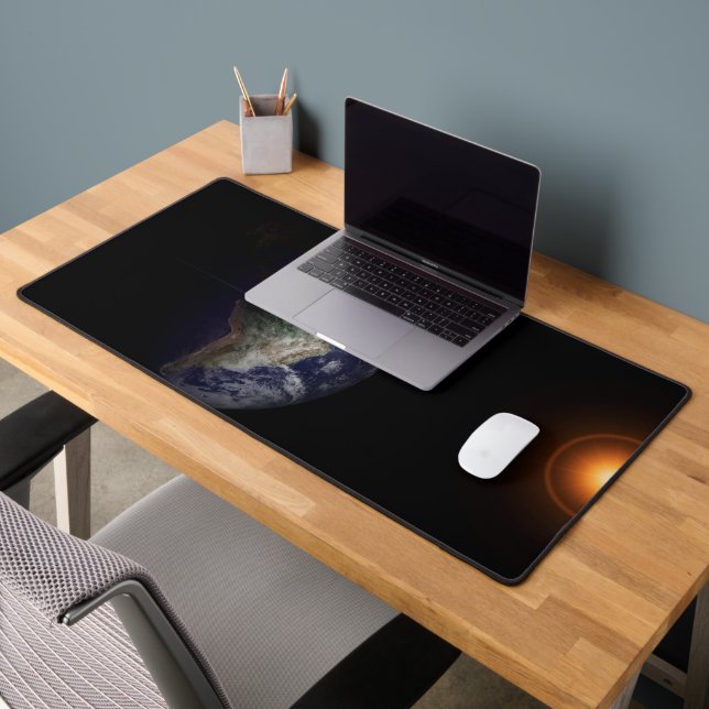 Earth At Its Equinox. Desk Mat (Office 2)