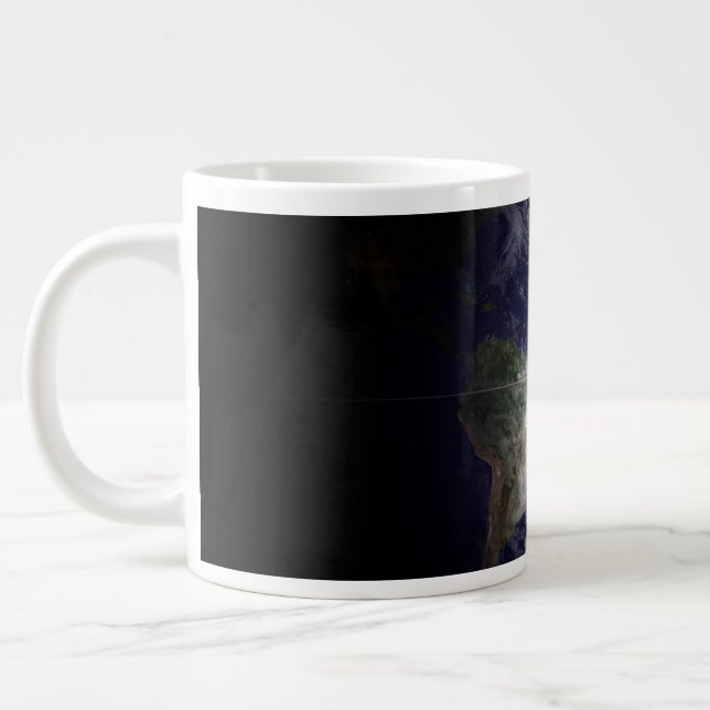 Earth At Its Equinox. Giant Coffee Mug (Left)