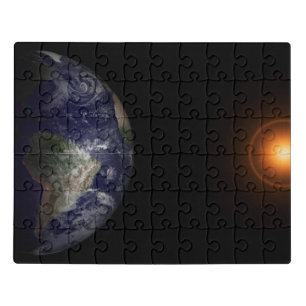 Earth At Its Equinox. Jigsaw Puzzle