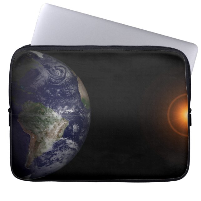 Earth At Its Equinox. Laptop Sleeve (Front)