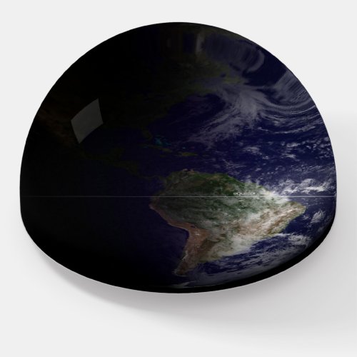 Earth At Its Equinox Paperweight