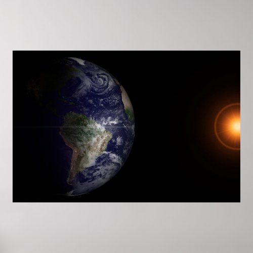 Earth At Its Equinox Poster