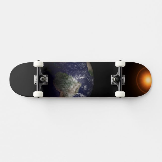 Earth At Its Equinox. Skateboard (Horz)