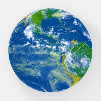 Earth Beautiful Colorful Globe  Paperweight by My_Blue_Skye at Zazzle