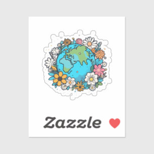 Earth Beauty Sticker